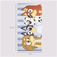 Toalha de Microfibra - Bluey