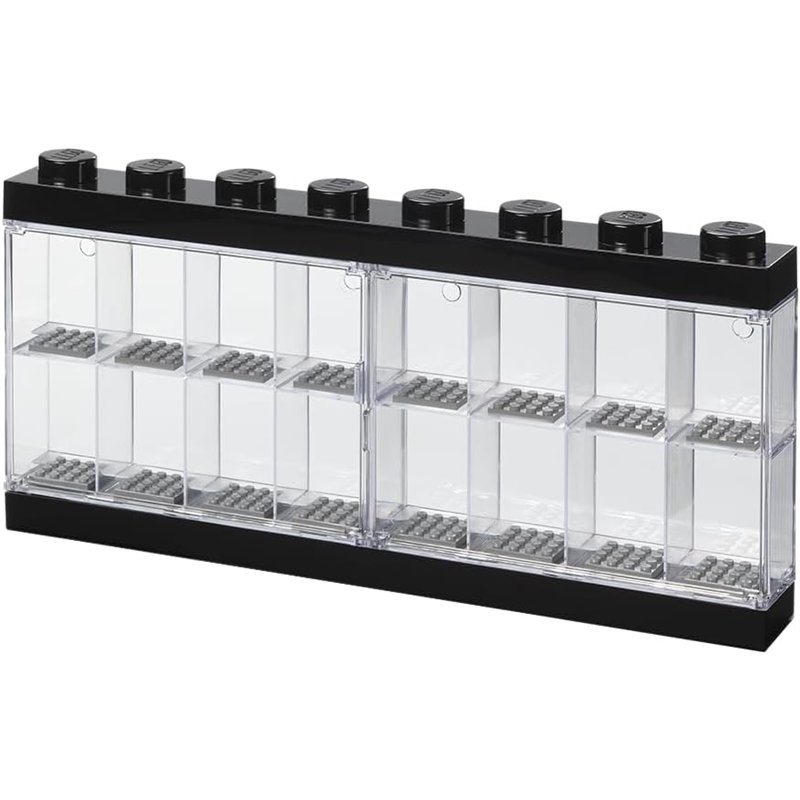 LEGO Vitrine Minifiguras 16 - Preto