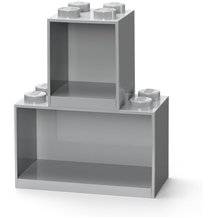 LEGO Conjunto Prateleiras Brick - Cinzento