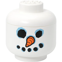 LEGO Storage Head Small - Boneco de Neve