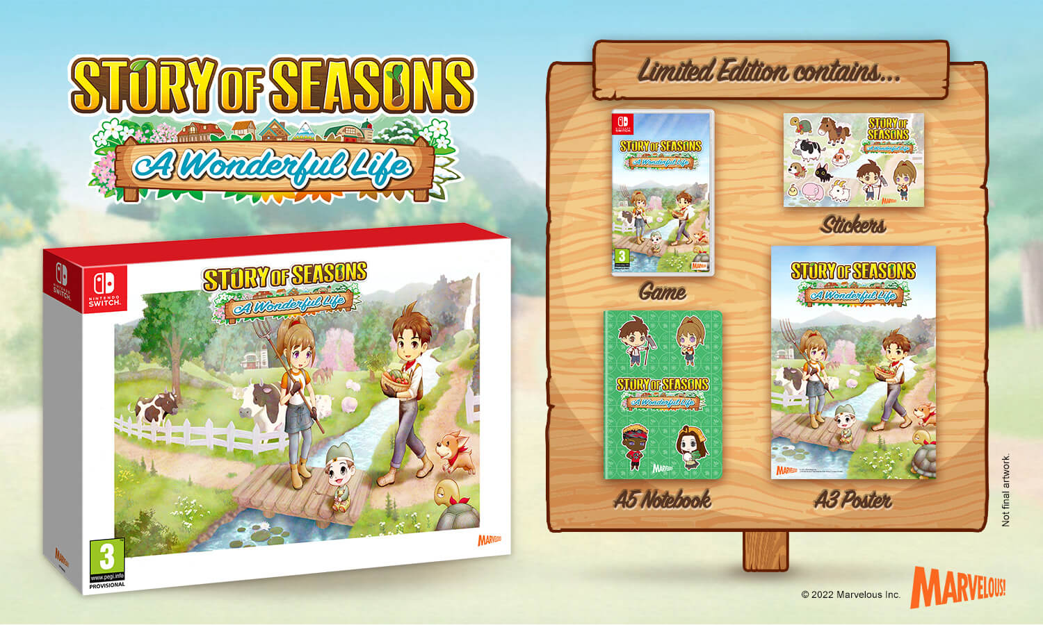 Story of Seasons: A Wonderful Life, Jogo Nintendo Switch